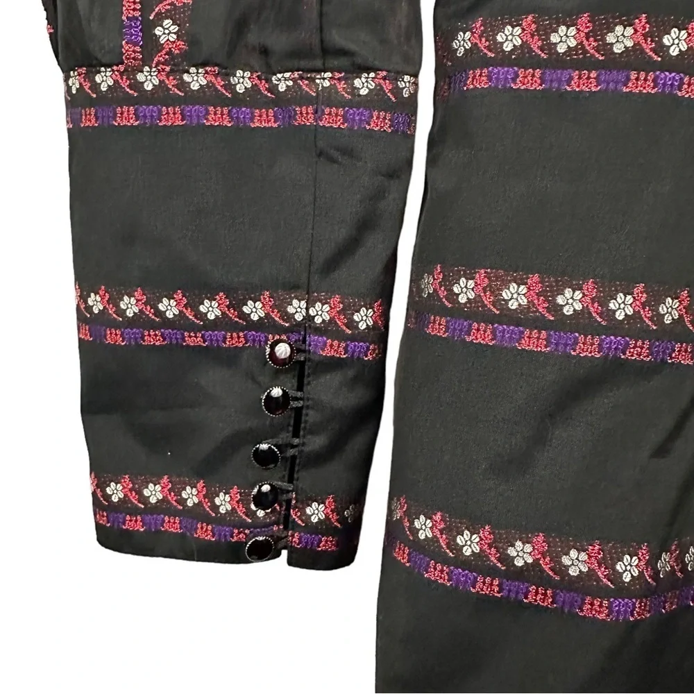 SANDRO Sibel Mock Neck Long Sleeve Dress - Picture 9 of 14